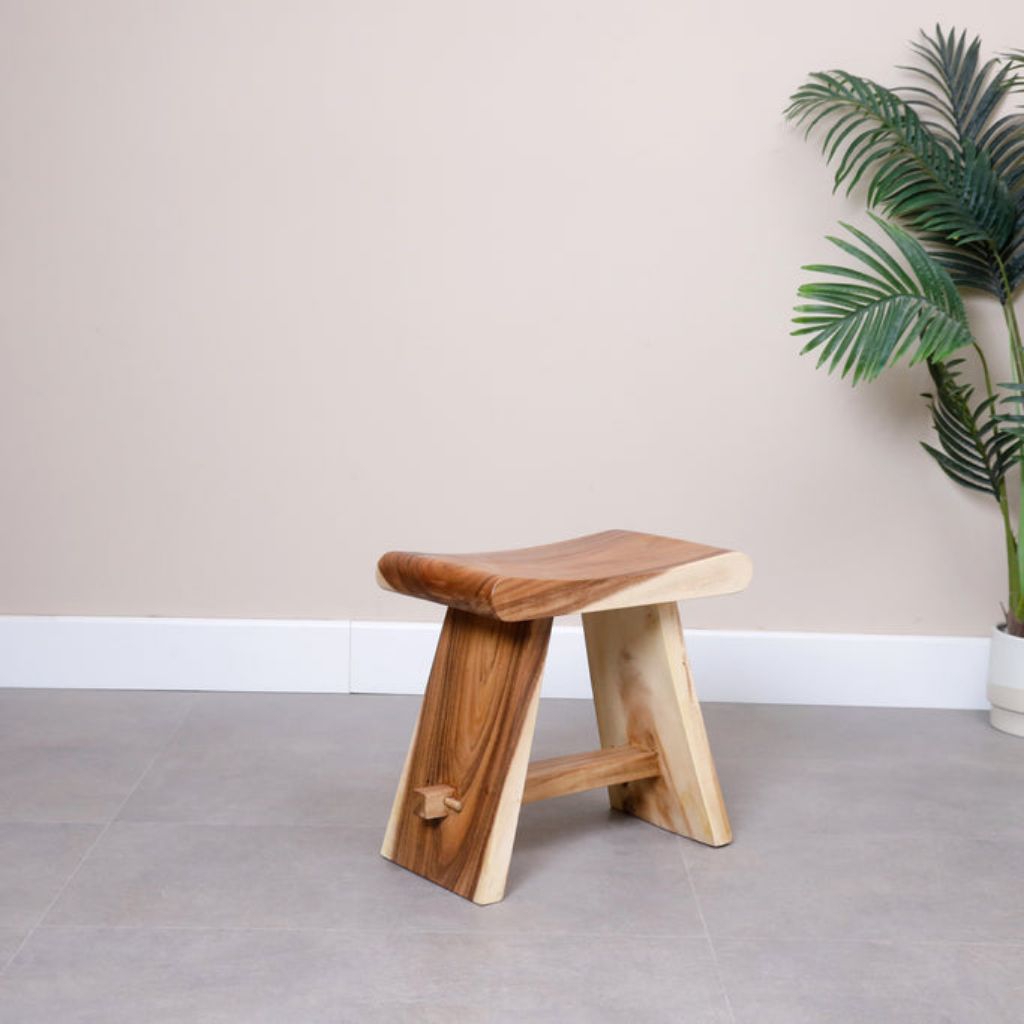 TERMURAH dingklik kursi kayu trembesi solid kursi teras