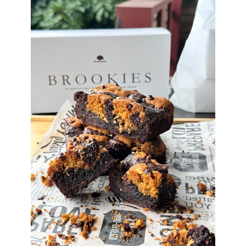 

BROOKIES-Brownies Cookies Kue Coklat Fudgy Enak