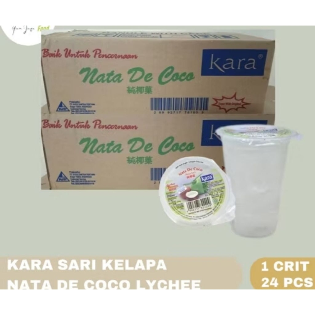 

Kara Nata Dee Coco Lychee gelas 220gram