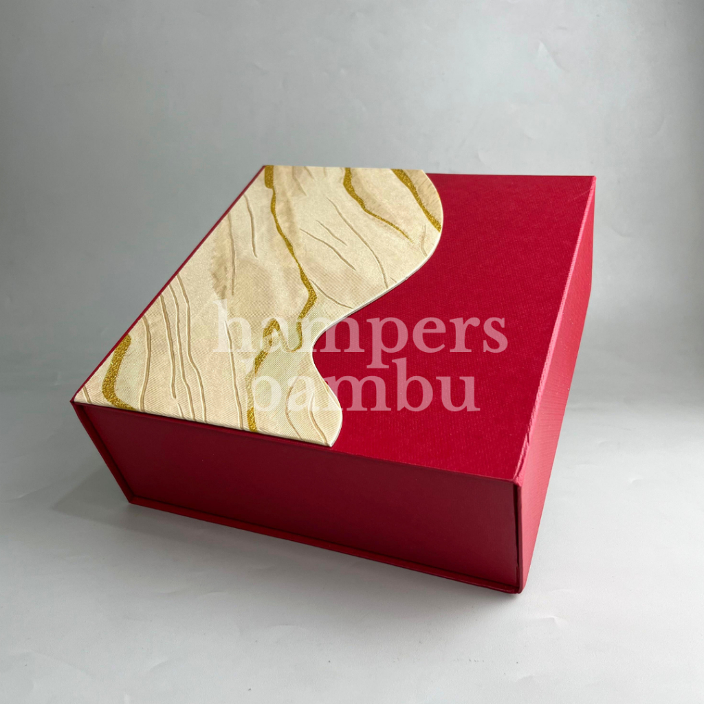 

Box Hampers Imlek / Box Kue Kering 4 Toples 250gr / Box Kue Lapis CNY / Box Maghnet Imlek