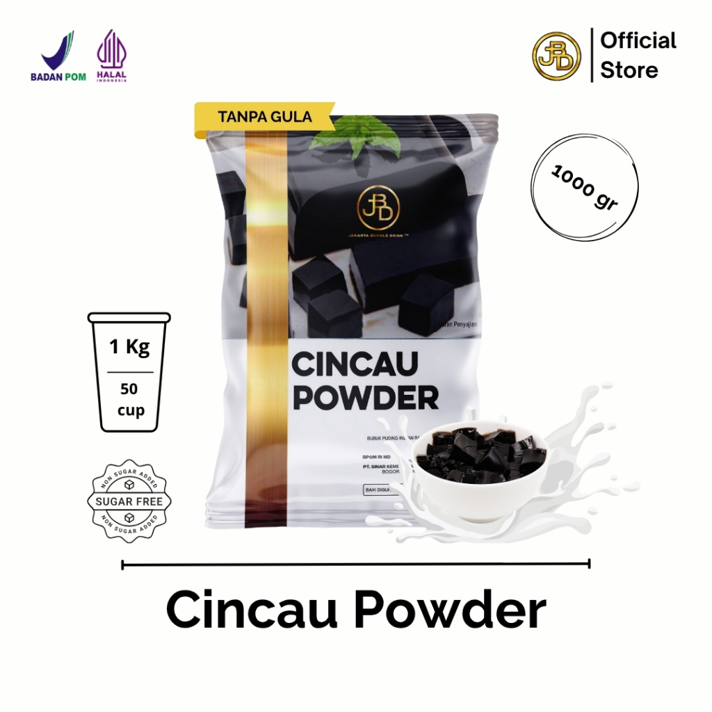 

Bubuk CINCAU Hitam Powder 1 KG - JBD | HALAL