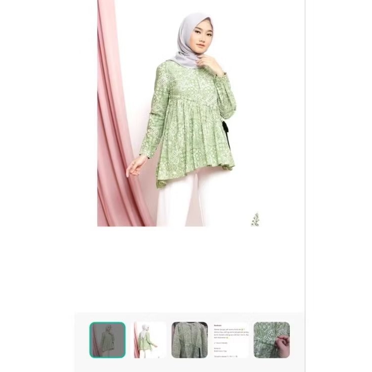 preloved batikula blouse batik