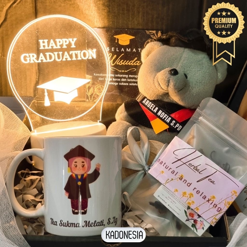 

Kado Mug Wisuda / Hampers Wisuda Graduation Gift / Hampers Kelulusan