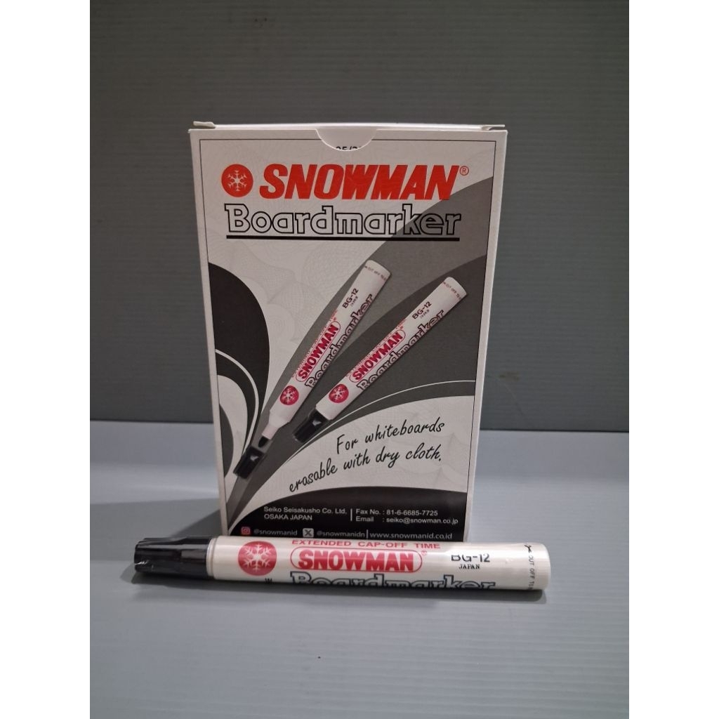 

spidol snowman BG-12 [ whiteboard ].