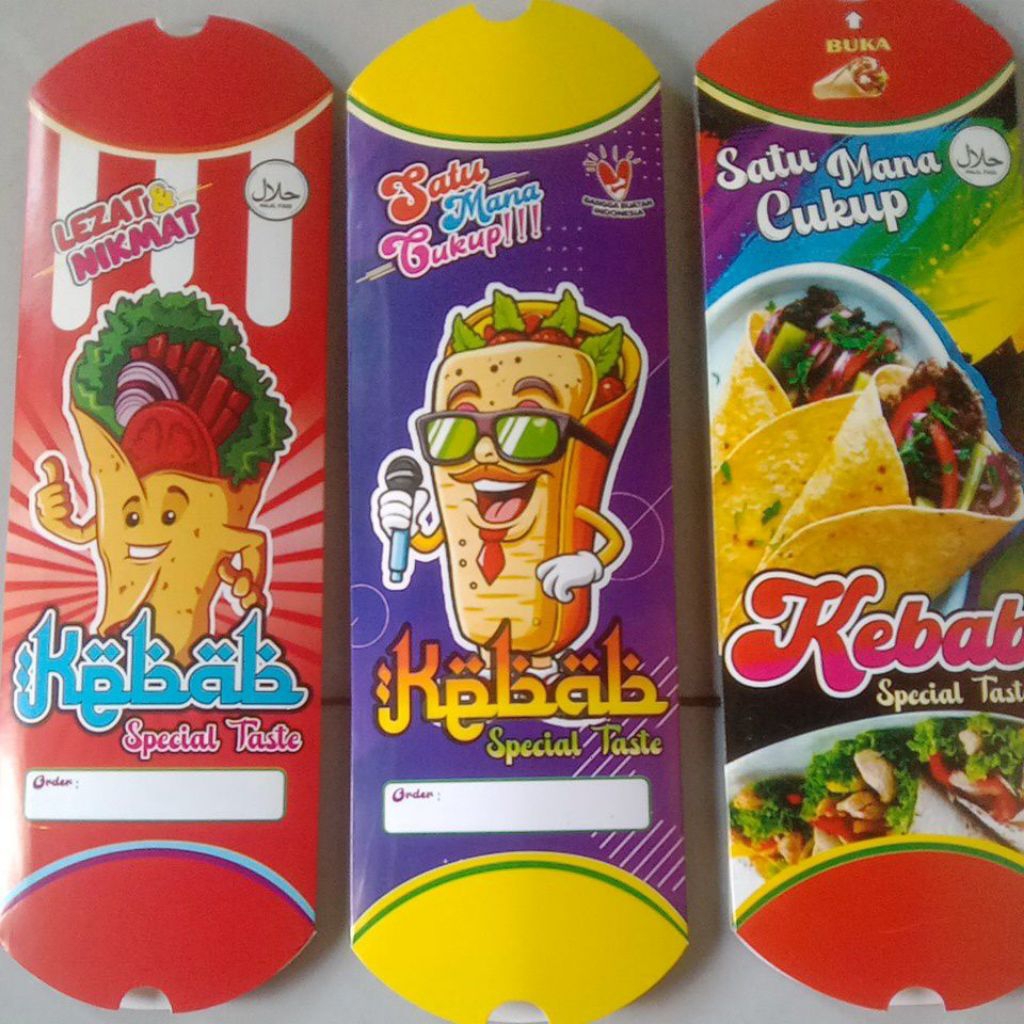 

Dus kebab#wadah kebab#kemasan kebab#ukuran 8*24 1 pack isi 100 lembar