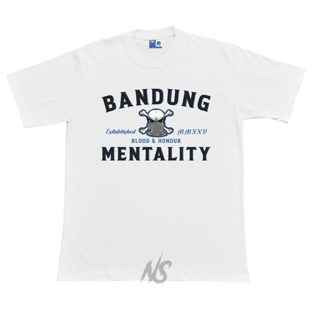 T-Shirt Bandung Mentality - Blood And Honour Graphic / Kaos Casual Ultra Hooligan / Baju Band