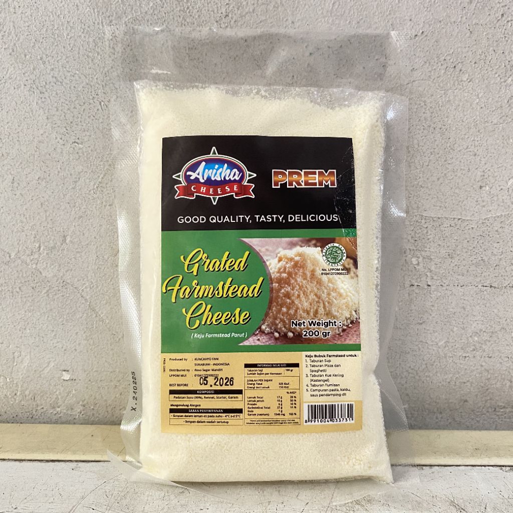 

Arisha keju parmesan premium 200 gram | arisha keju parmesan bubuk | keju parmesan