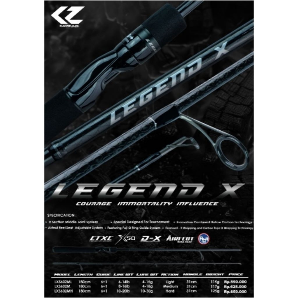 JORAN SPINNING KAMIKAZE LEGEND X 602ML 602M 602MH | JORAN PANCING