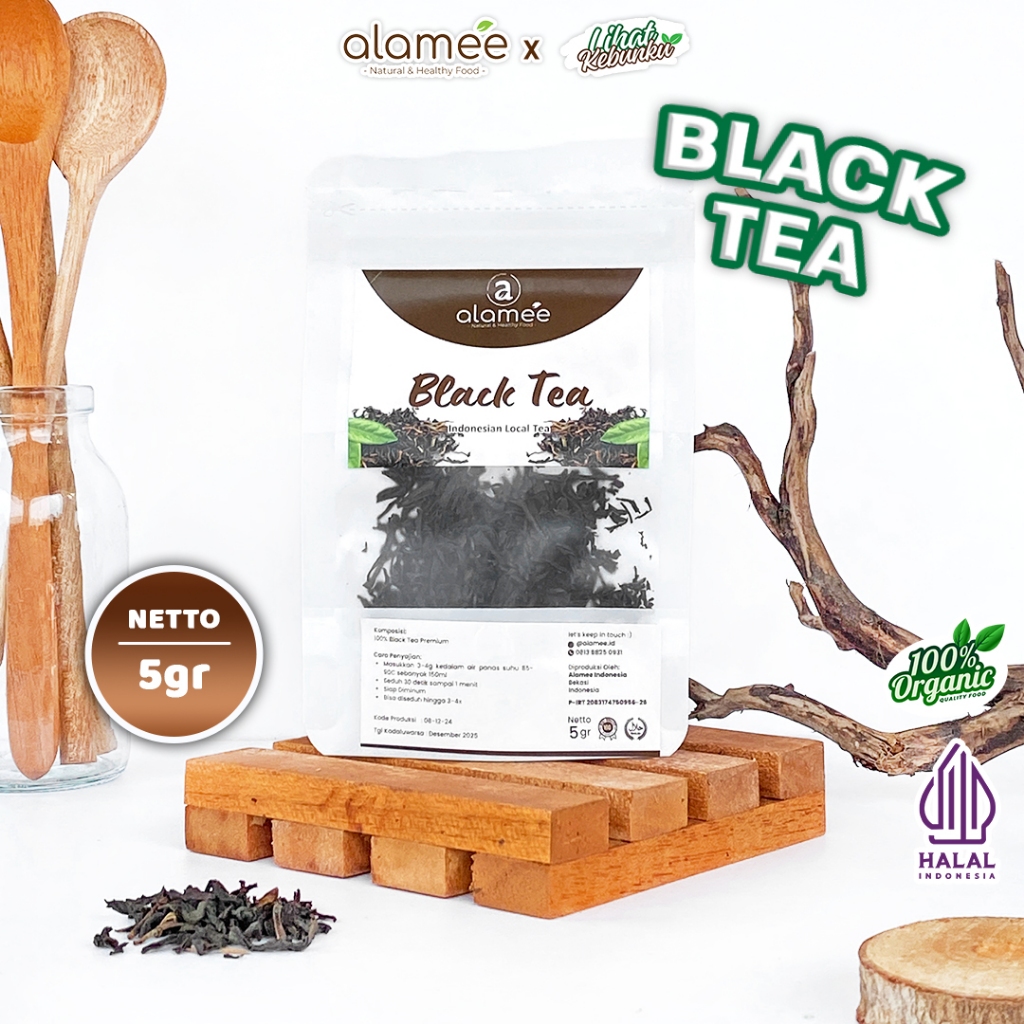 

Black Tea Teh Organic Bunga Kering Hitam Dried Alami Organik Herbal 5gr LIHAT KEBUNKU