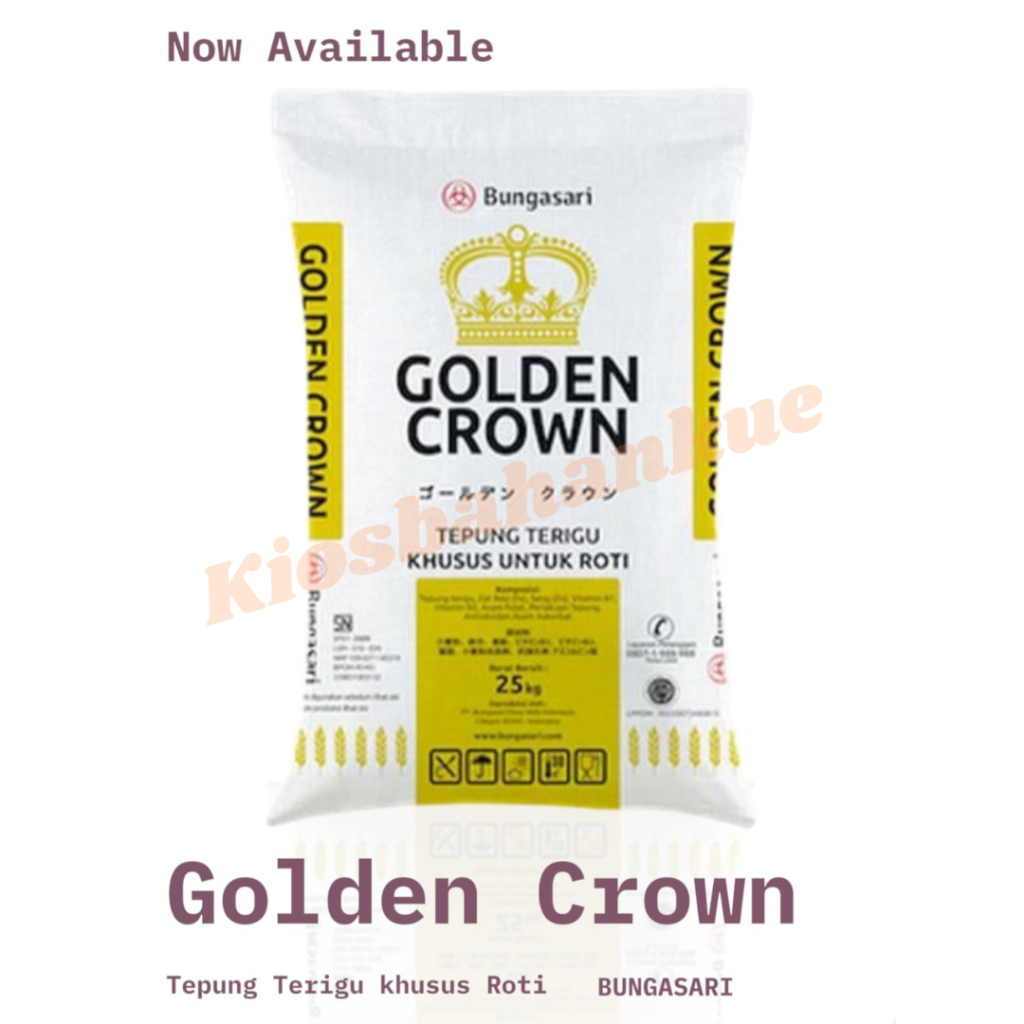 

Tepung protein tinggi Golden Crown 25kg KHUSUS GOJEK&GRAB