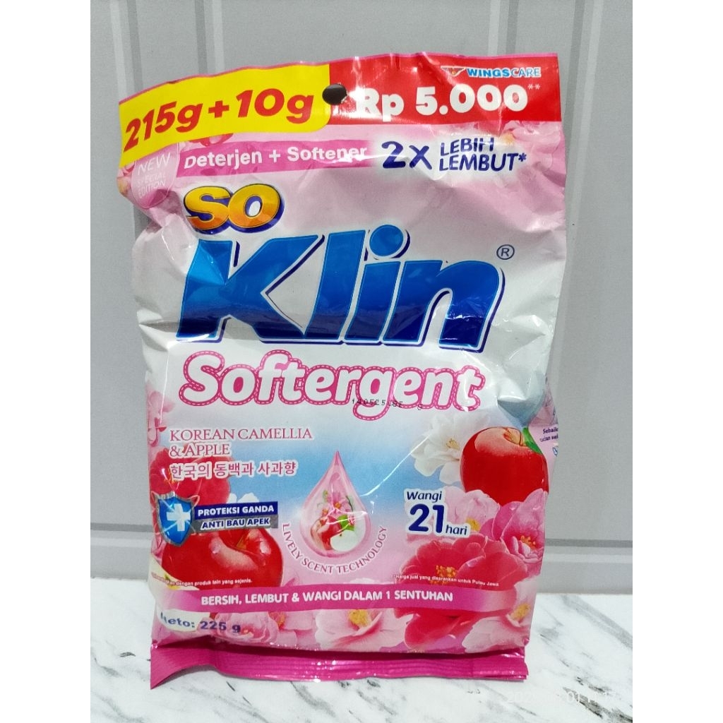 SOKLIN 5000 VARIAN RANDOM DETERGEN BUBUK SABUN CUCI BAJU