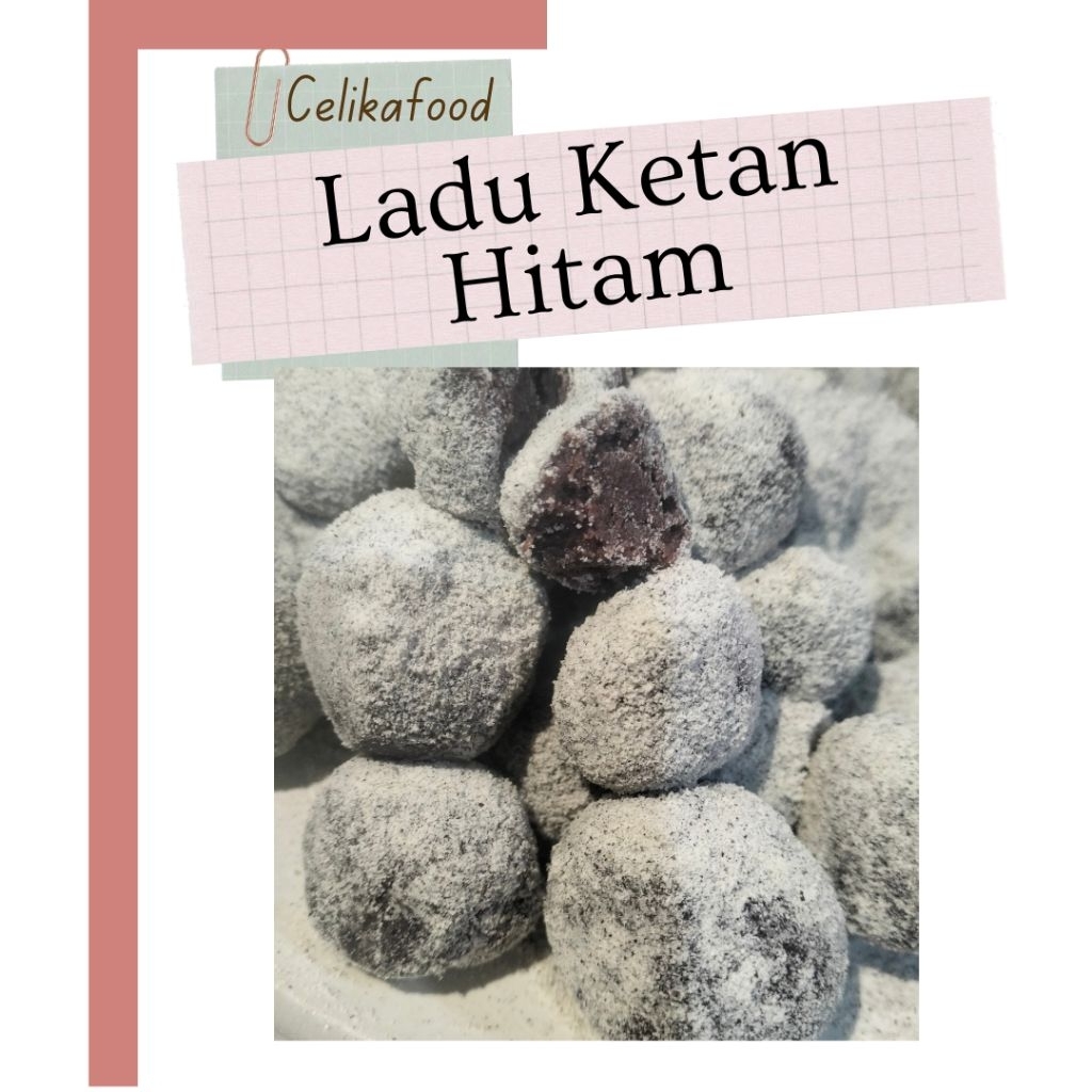 

Ladu Ketan Hitam Dodol Dessert Manis