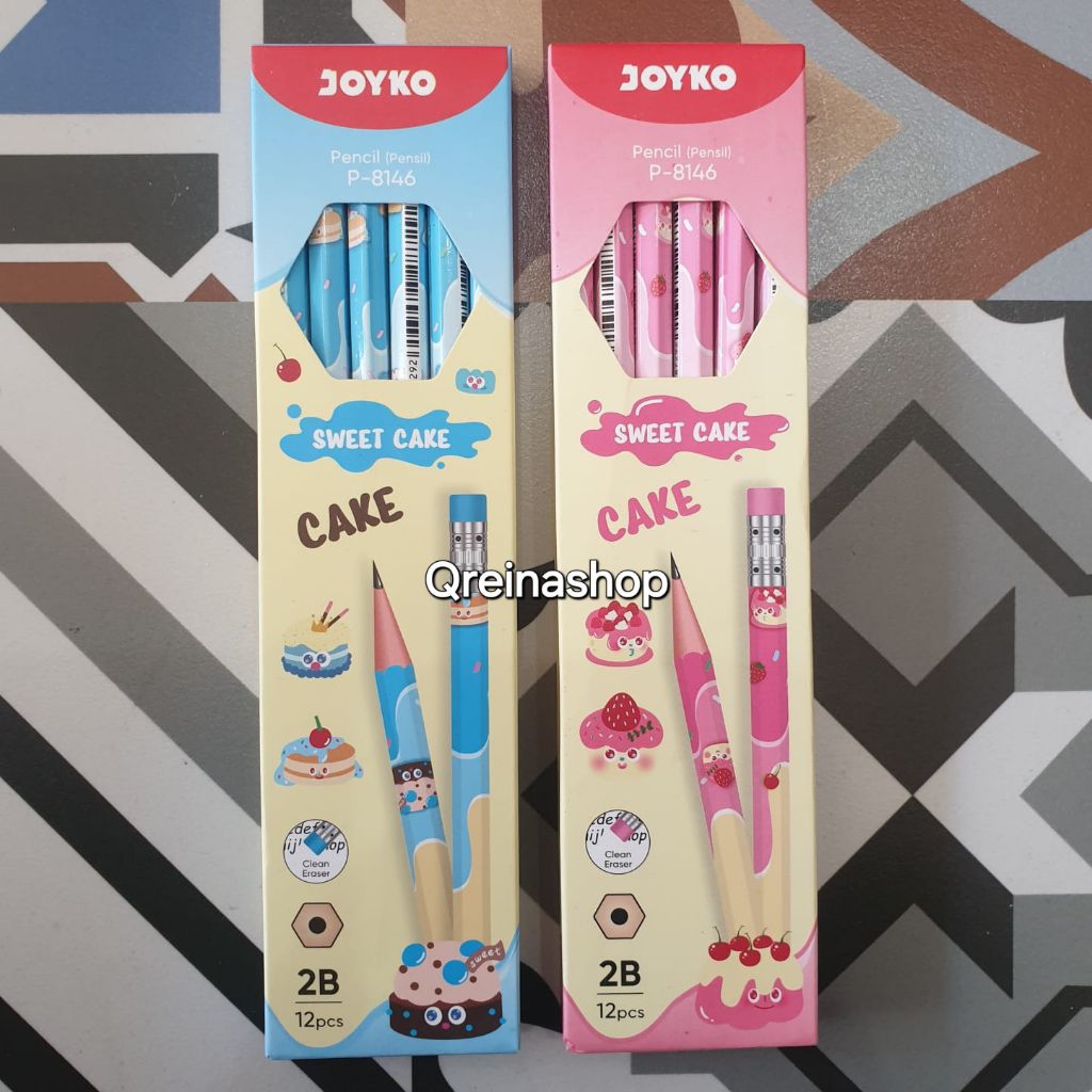 

#Qreinashop Pensil 2B JOYKO Cake P-8146 (1 PACK)