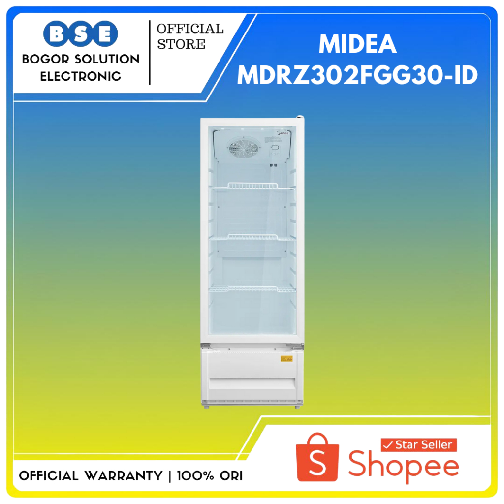 Midea Showcase MDRZ302FGG30-ID Showcase Midea MDRZ302 211 Liter [RESMI]