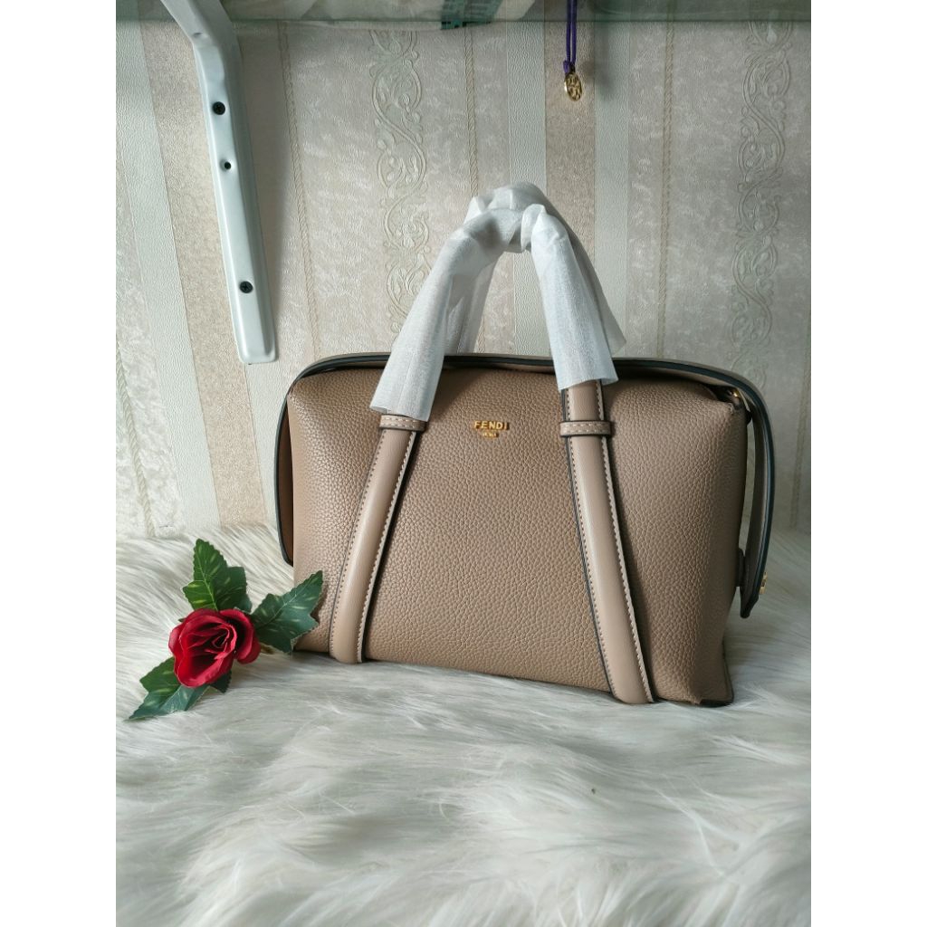 Fendi Boston Khaki Woman Bag