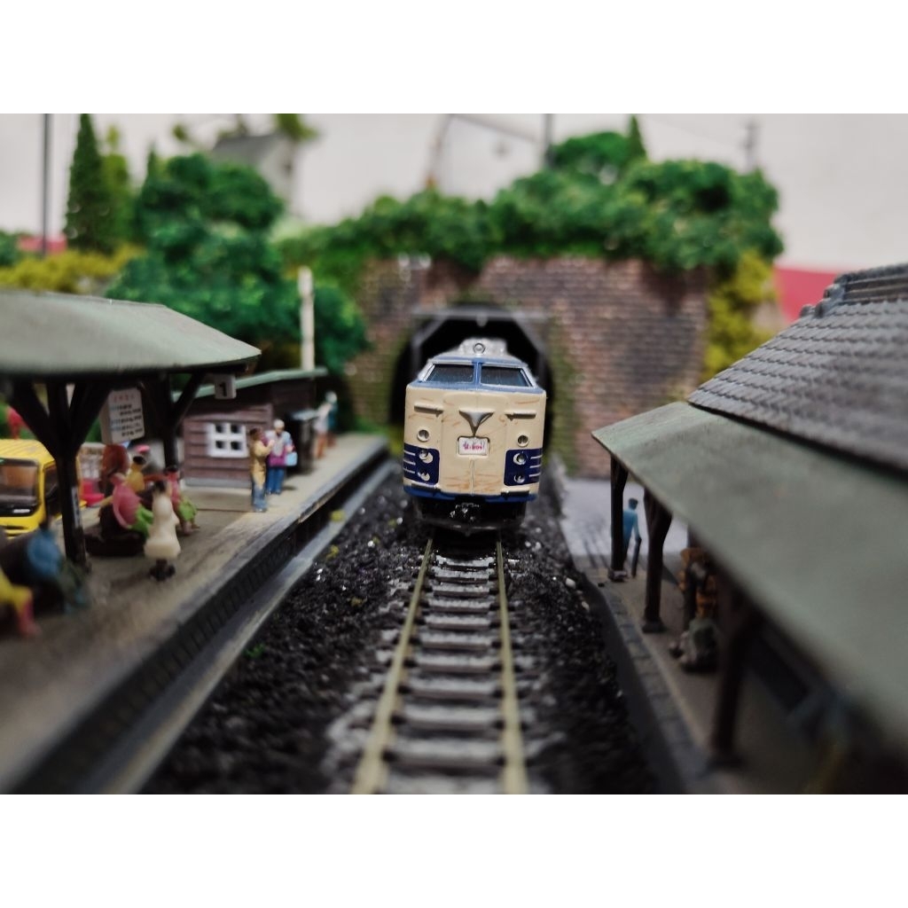 Maket diaroma miniatur skala 1:150 Tomytec bus collection