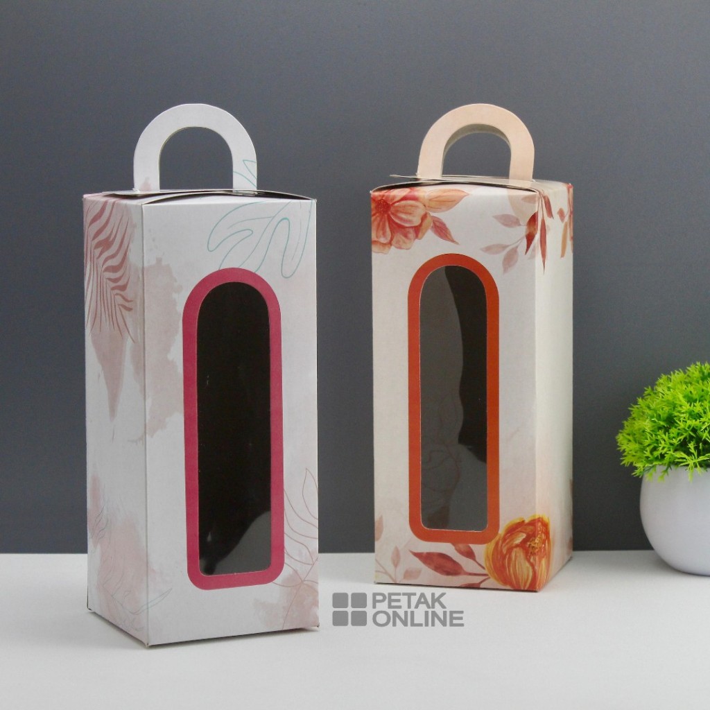 

25 Pcs Box Tenteng Kemasan Botol Sabun 8.4 x 20 CM