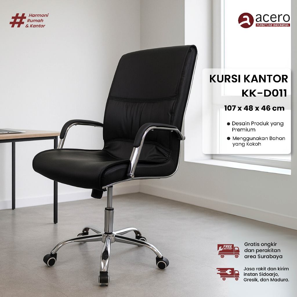 Acero Furniture - Kursi Kantor D011 Kursi Kerja Kursi Kantor Beroda