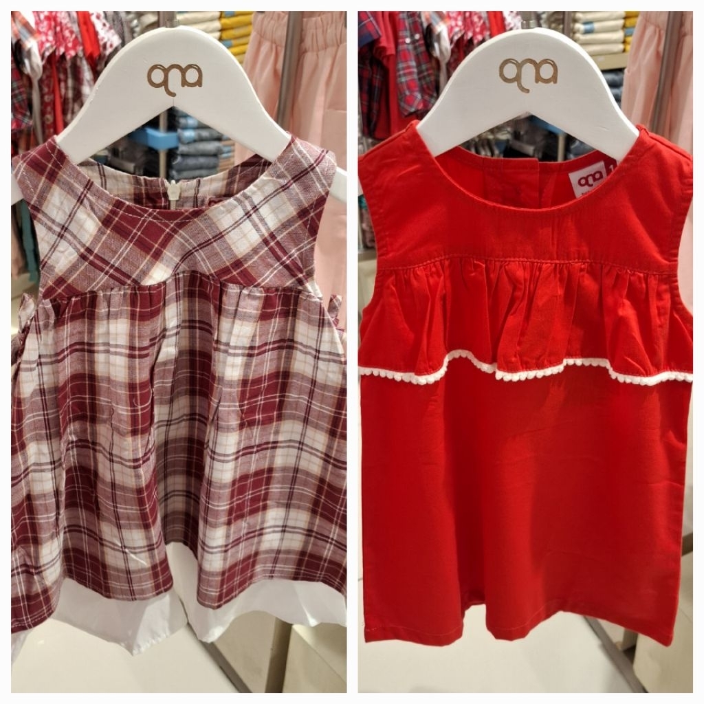 Qna Baju Dress Anak Perempuan 1-4tahun Original New