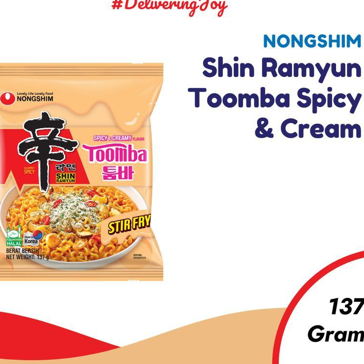

Nongshim Shin Ramyun Toomba Spicy & Creamy 137 Gr