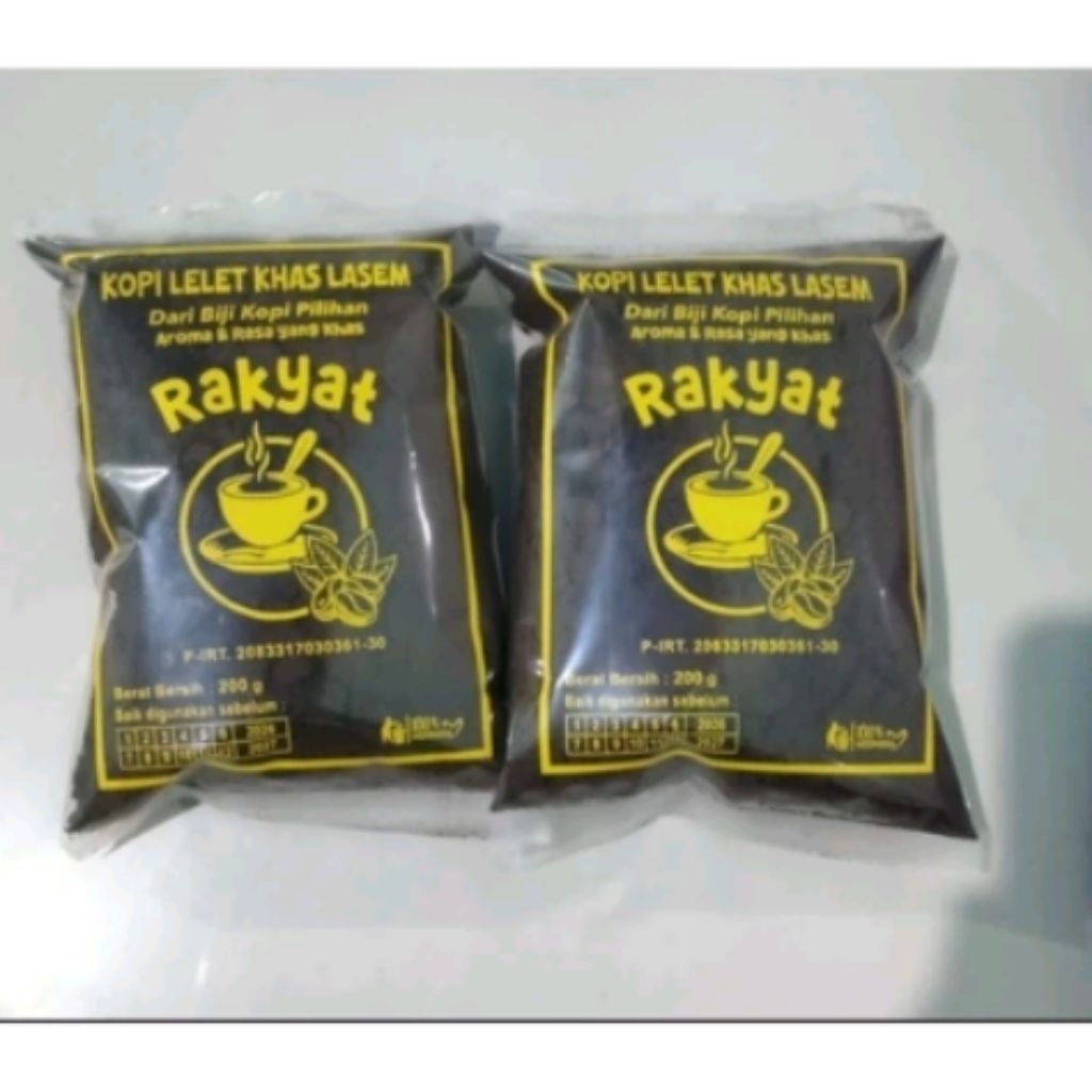 

Kopi Lelet RAKYAT Khas Lasem Rembang 200 Gram