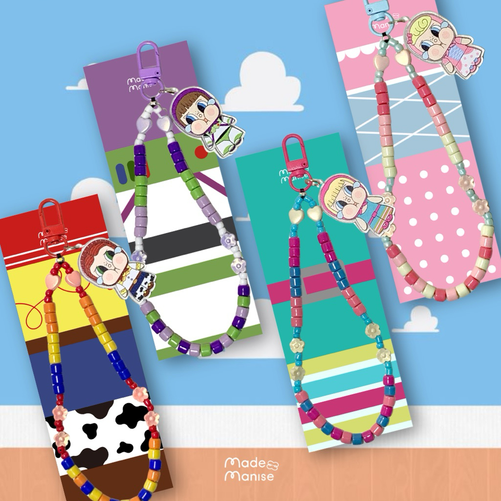 madebymanise | Cry Baby Toy Story Strap Phone | Key Chain | Bag Chain | Gantungan Hp