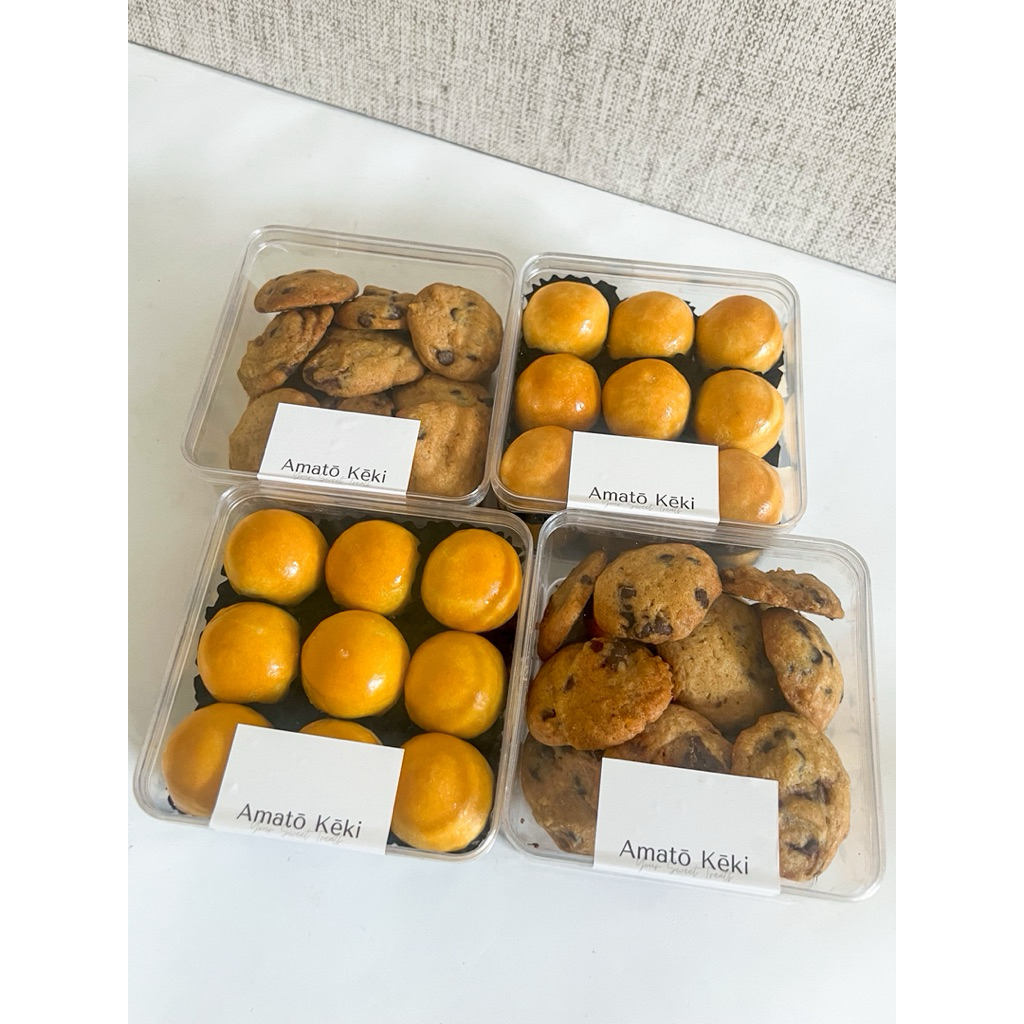 

[KHUSUS PENGIRIMAN LUAR KOTA] Amatokeki Kue kering | Nastar Premium Wijsman | Chocochips Cookies