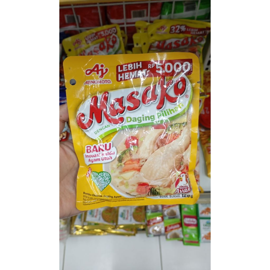 

Masako rasa sapi ayam kemasan 123gr