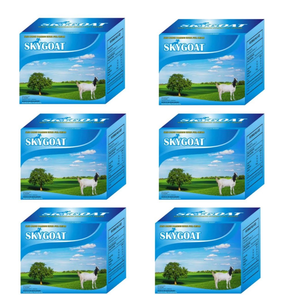 

6 BOX SKYGOAT susu kambing etawa full cream asli 100% original