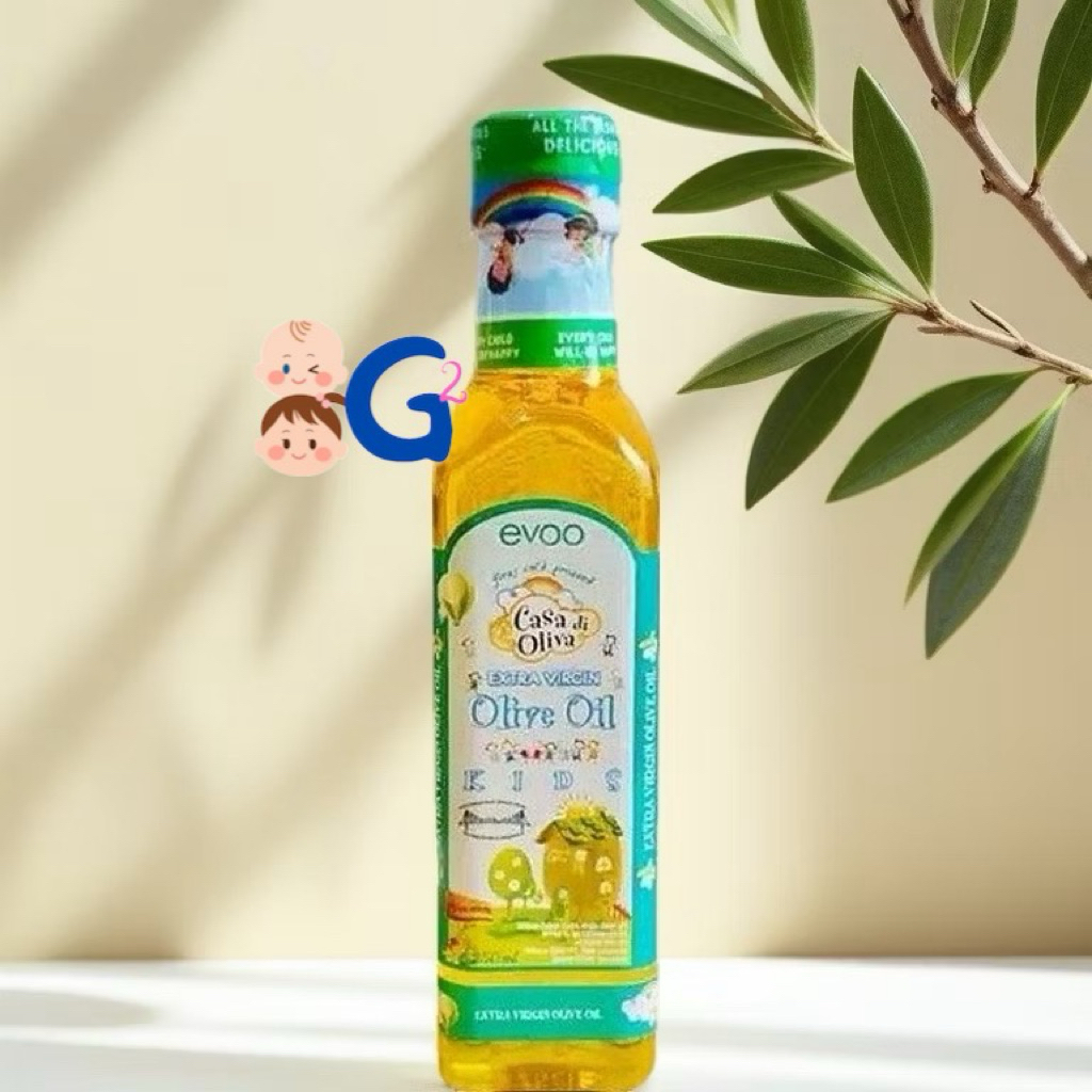 

EVOO Casa Di Oliva - Extra Virgin Olive Oil for Kids / Minyak MPASI 250ml