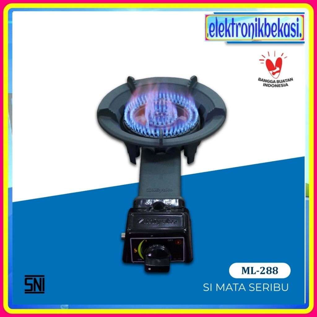 KOMPOR GAS MIYAKO ML 288 / KOMPOR GAS MAWAR MIYAKO 288 / MIYAKO ML-288