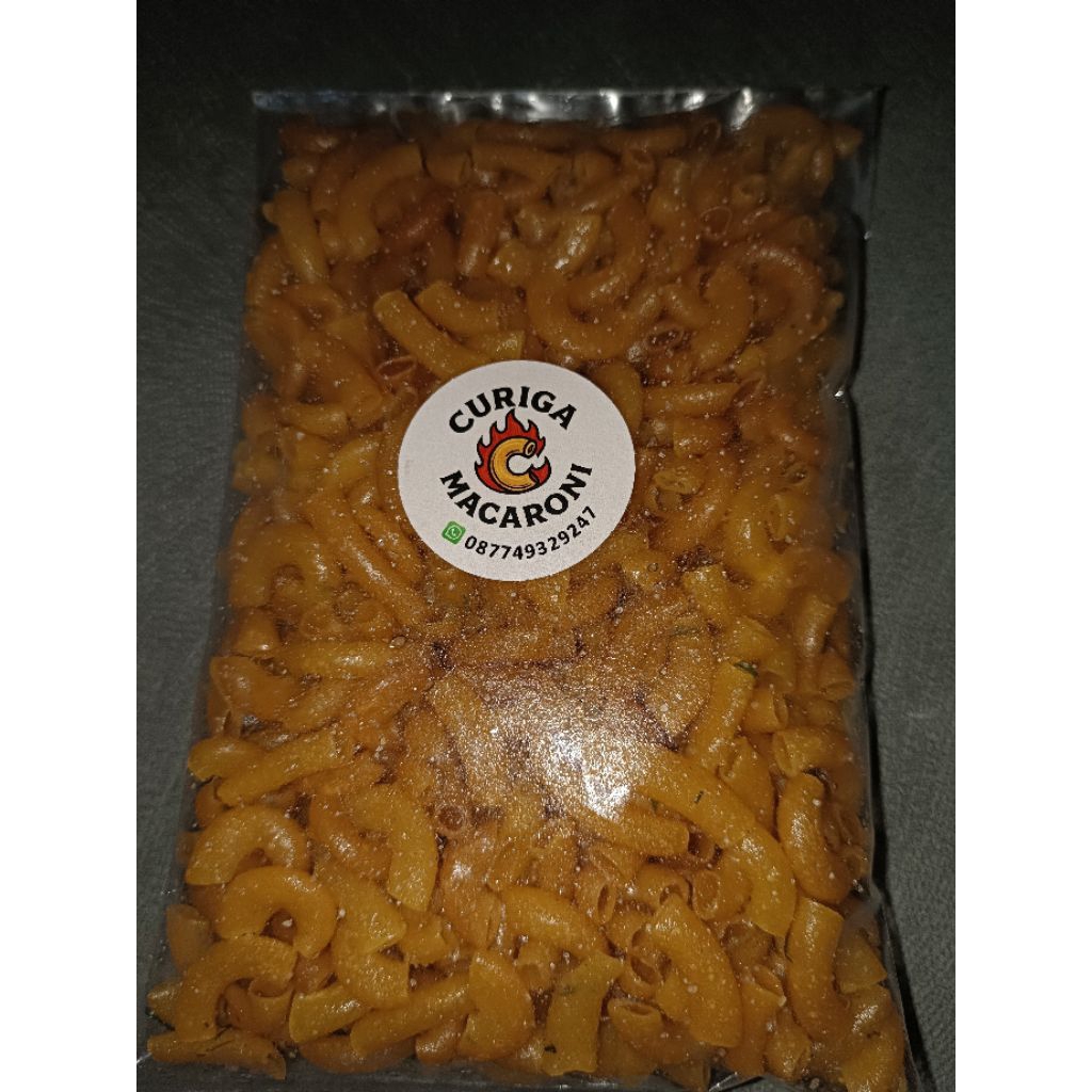 

Makaroni gurih daun jeruk kemasan 250gr