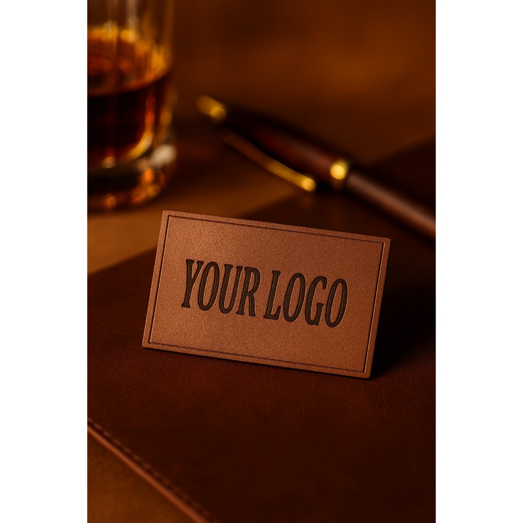 

LABEL KULIT CUSTOM 3 X 1.5 CM