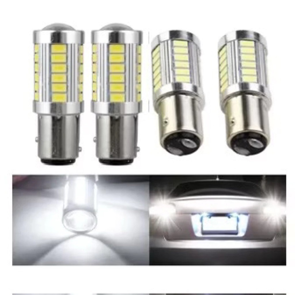 LAMPU Atret & Sen Sein Reting Kedip Cepat Mobil Led BA15S BAU15S 33 Mata Canbus Dajjal : Agya Avanza