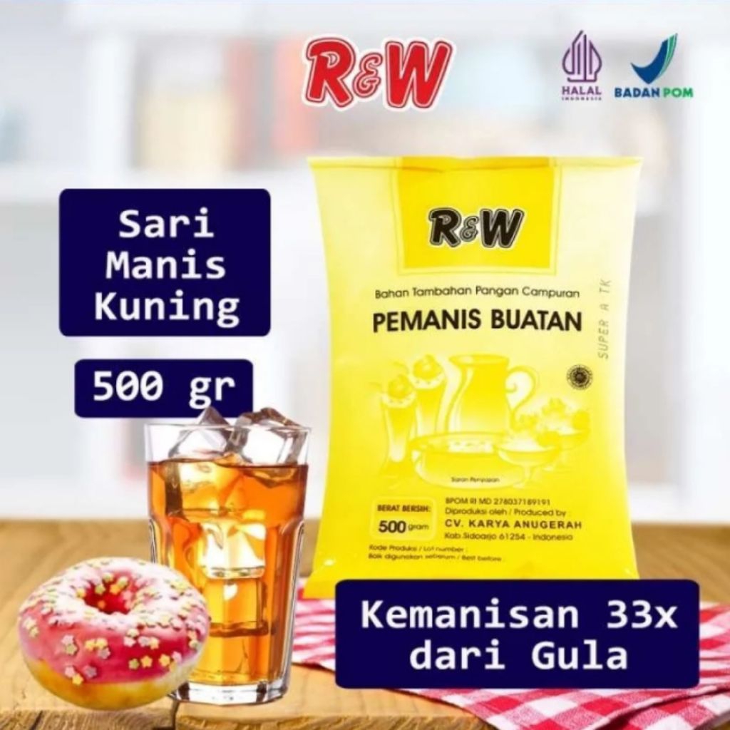 

pemanis rw super atk kuning 500gr