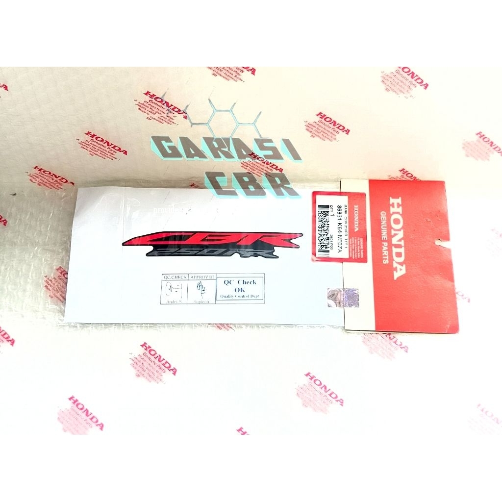 86861K64NF0ZA - Mark CBR 250RR Type 1 CBR 250RR SP - Striping Sticker Body samping CBR 250RR SP