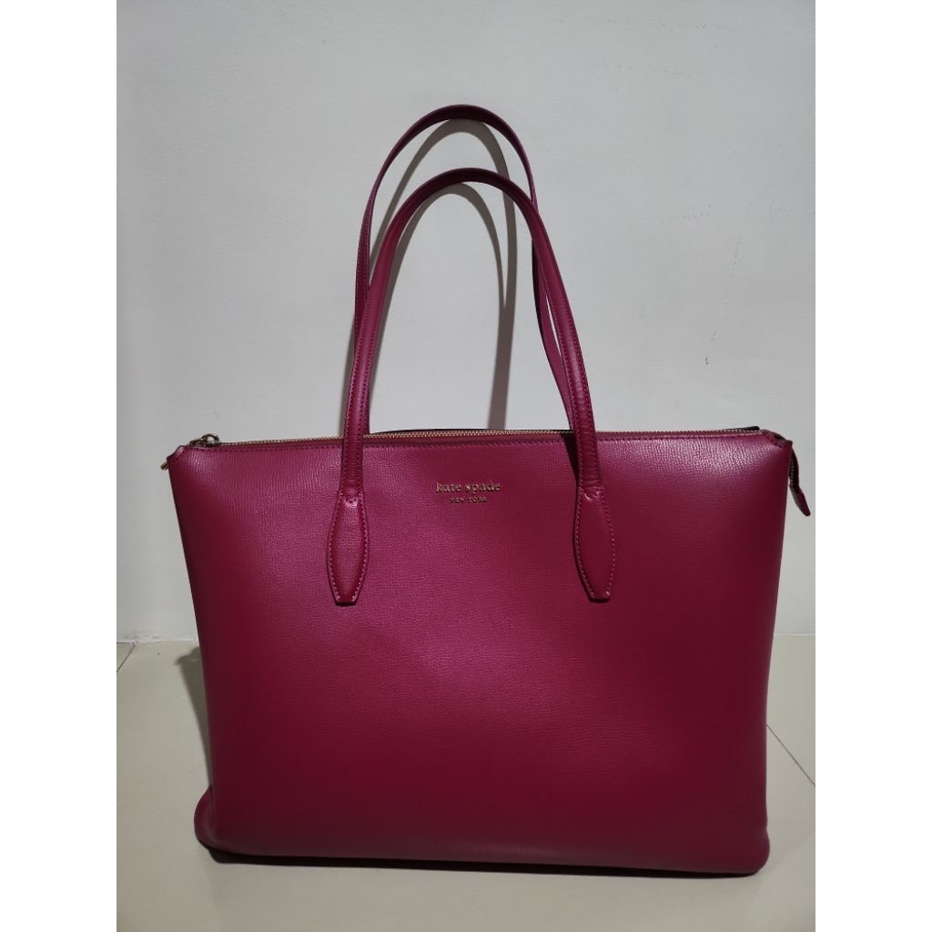 Kate Spade Fushia Tote Bag - Preloved