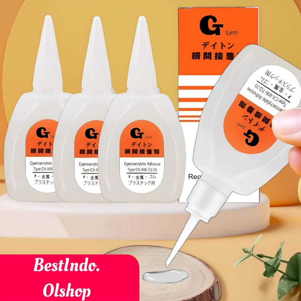 

Lem Korea Original / Power Glue Lem Besi / Lem Kaca