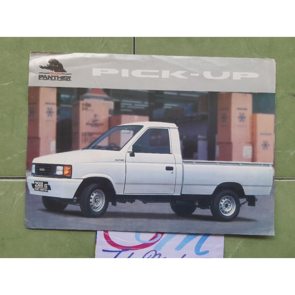 brosur iklan original mobil Isuzu PANTHER PICK-UP
