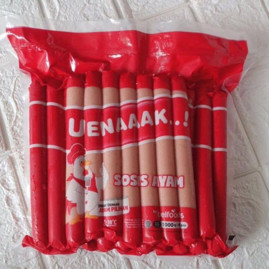 

belfoods sosis Ayam 1kg isi 30 & 40+1