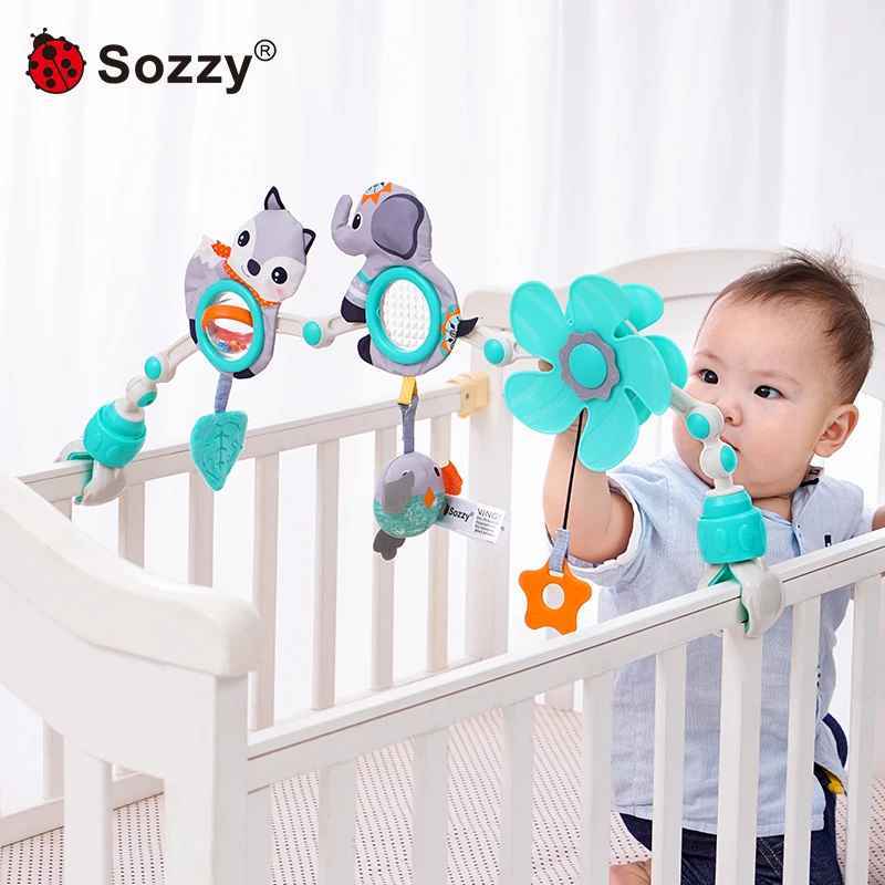 SOZZY Mainan Gantungan Stroller Bayi Adjustment Bunyi Bunyian