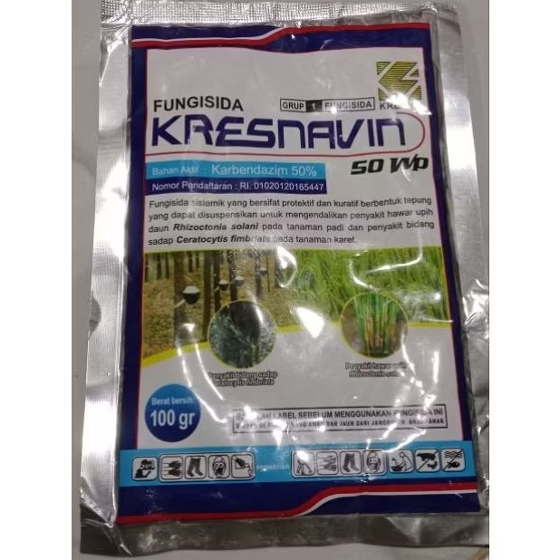 Fungisida KRESNAVIN 50WP.Bahan aktif:Karbendazim50℅