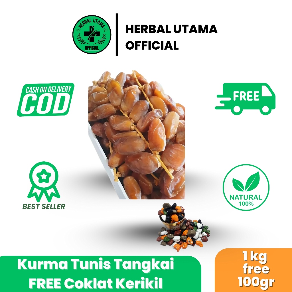 

Kurma Tunisia tangkai 1kg / kurma tunis / tunisia tangkai 1 kg murah / oleh oleh haji dan umroh