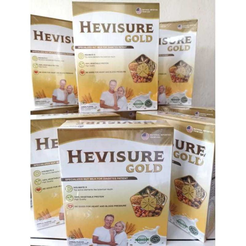 Hevisure Gold Obat Diabetes Kencing Manis - Susu Hevisure Gold Asli