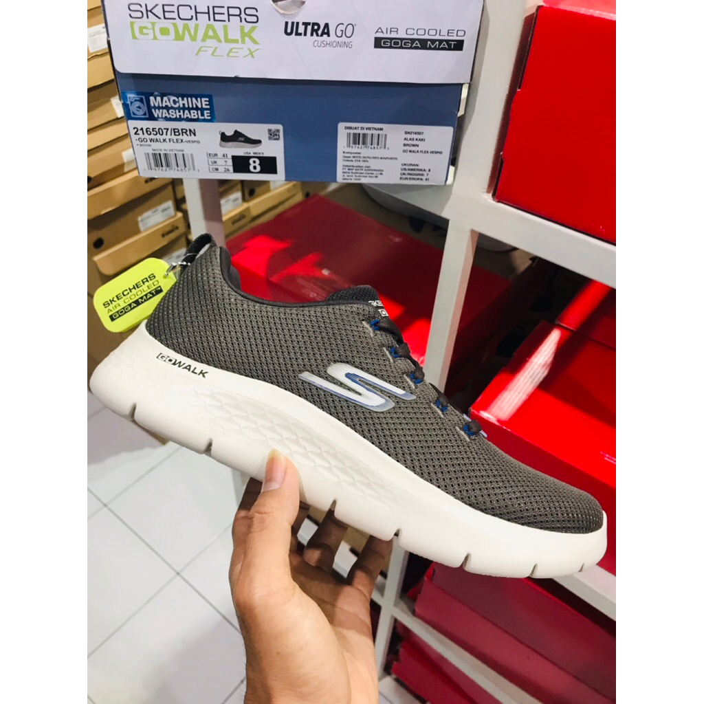 BIG SALE!!! SKECHERS FLEX [216507] ORIGINAL SEPATU PRIA/RUNNING/LARI/SNEAKERS