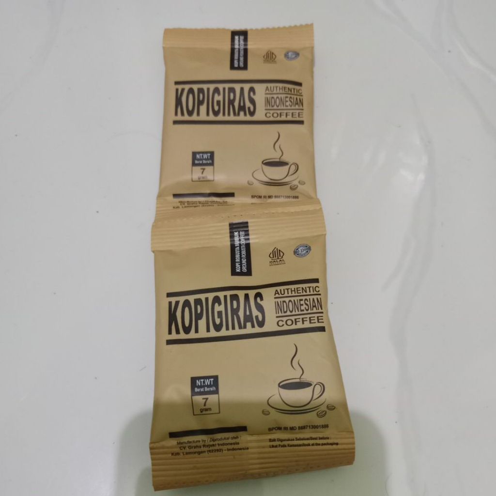 

Kopi Robusta Asli Kopi Giras Rentengan isi 20 biji