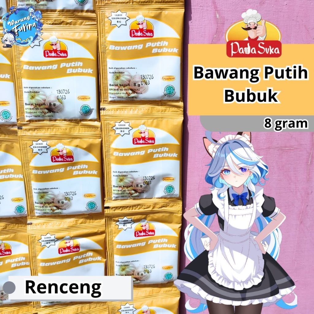 

Padasuka Bawang Putih Bubuk Sachet 8gr | Renceng