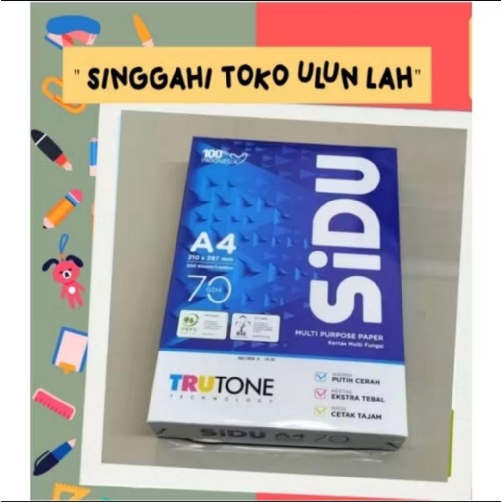 

Kertas HVS A4 SINAR DUNIA 70 gsm