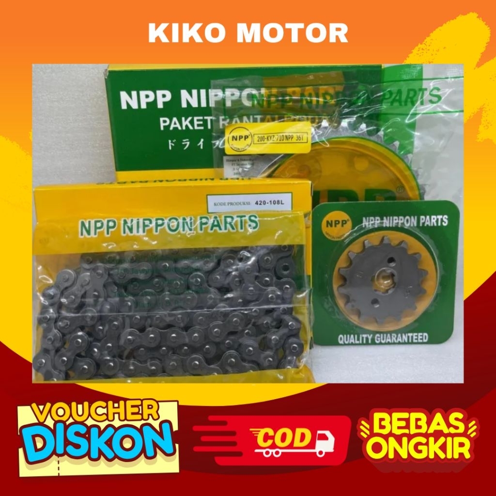 GEAR GER SET SUPRA X 125 FI NPP