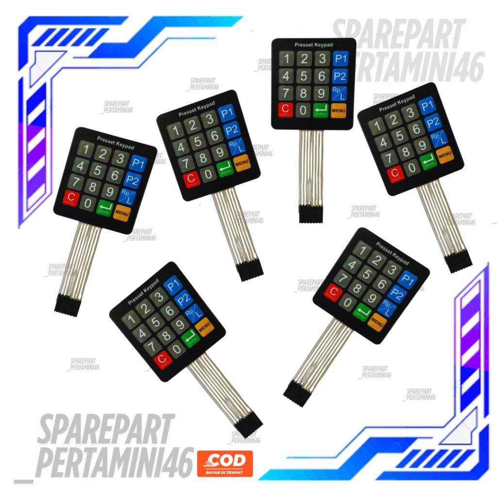 Keypad Tombol Best Presset Pom Mini Digital Pertamini Terlaris